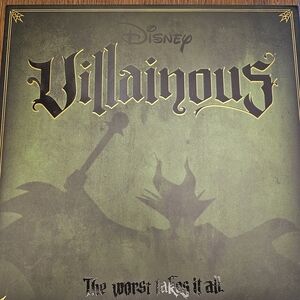 Disney Villainous Game with Dark Green Cover